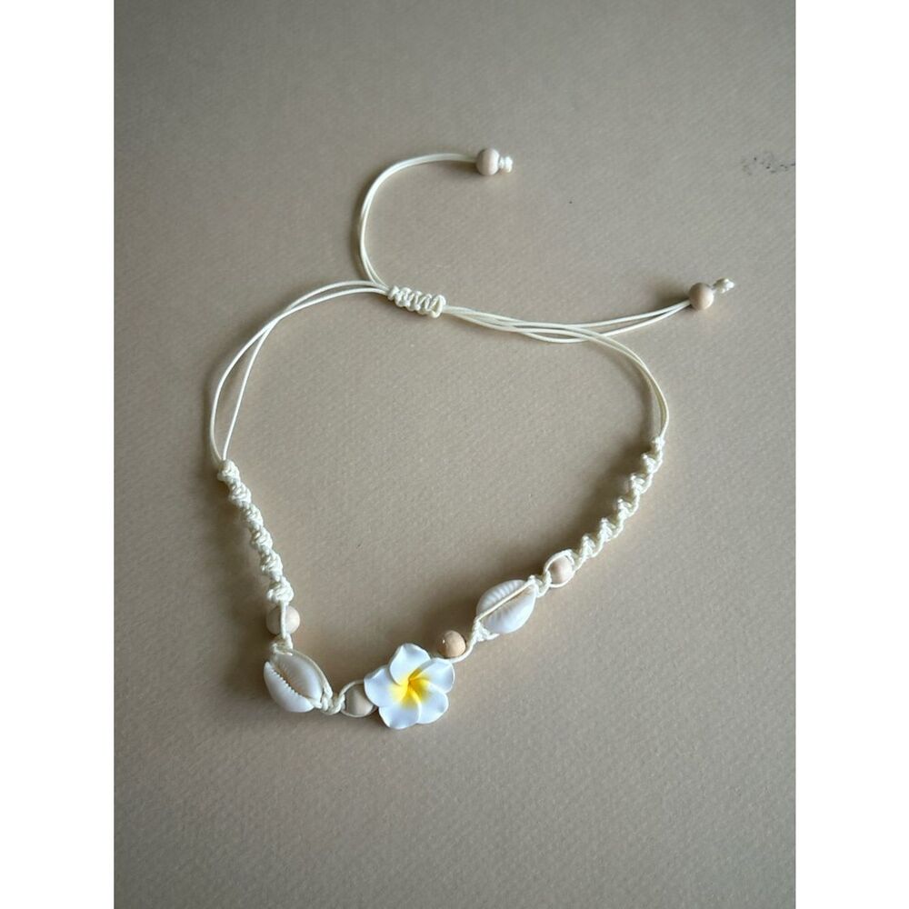 Boho flower necklace M1818 - Picture 2 of 4
